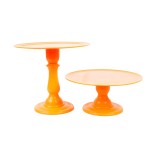 Suporte Redondo Laranja  Neon Baixo 